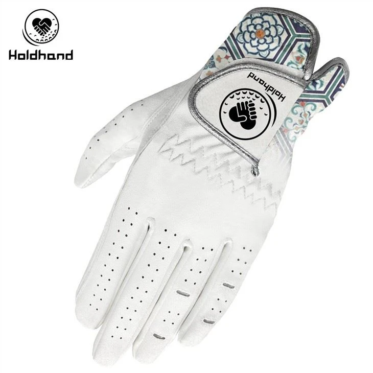 Colorful Printing Golf PU Leather Gloves Ladies Gloves Can Be Custom Golf Glove