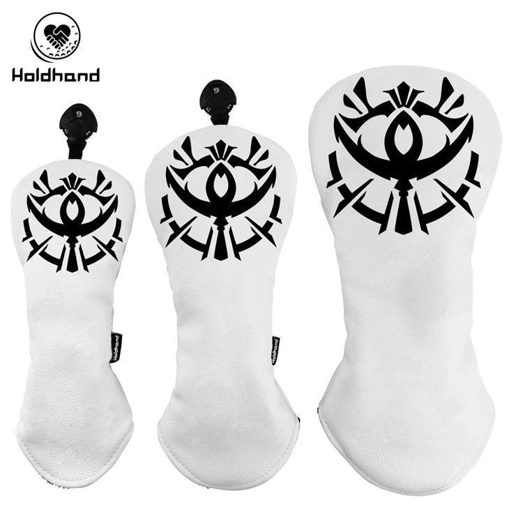 Горячая продажа Highlight Design Driver Custom Logo Head Cover PU Leather OEM